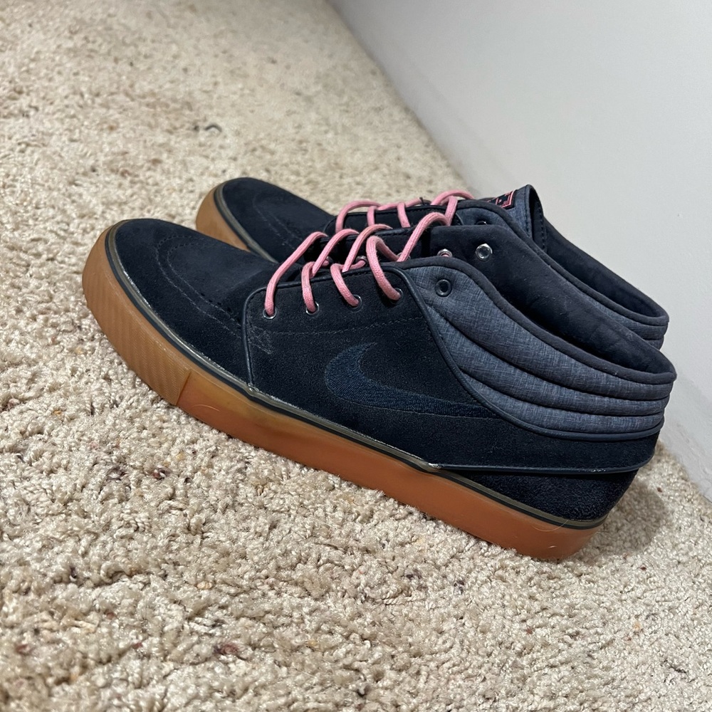 Nike Zoom Stefan Janoski Mid Dark Obsidian Digital Pink